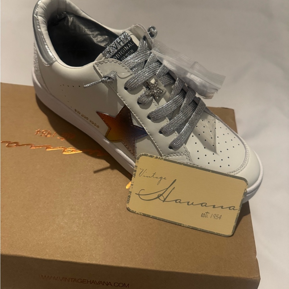 Vintage Havana Columbia Sneaker-Silver Multi